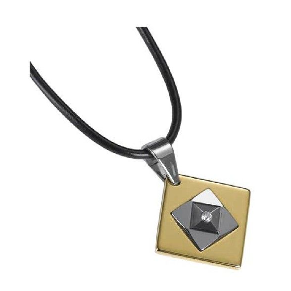 Collier De Tungstène Incrusté De Zircone Cubique Pour Femme