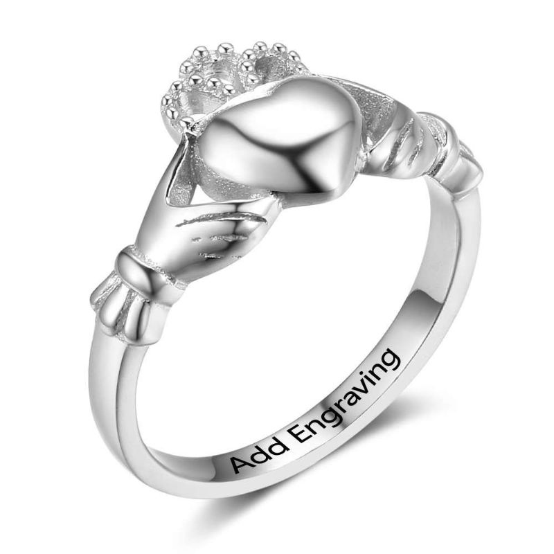 Anneaux De Pierre De Naissance Anneaux De Mères En Argent Sterling 925 Personnalisé Pierre De Naissance Famille Anneau De Zircone Cubique Cadeau De Fête Des Mères