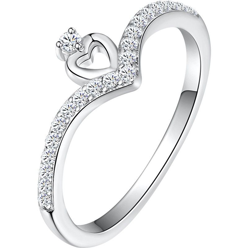 0.01 Carat Simulé Bague De Fiançailles / Mariage / Promesse De Diamant Pour Elle