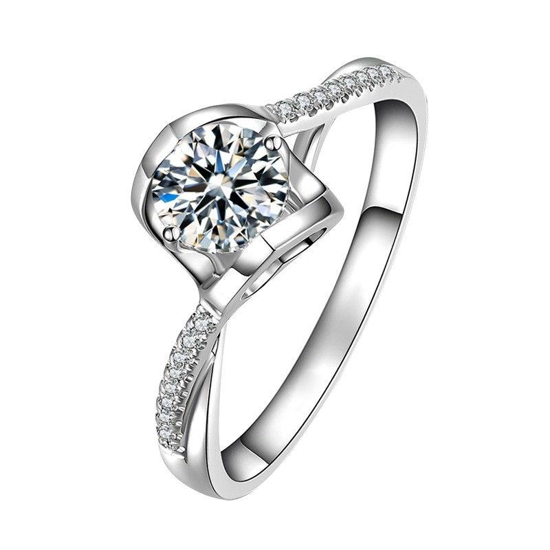 0.3 - 1.0 Carat Simulé Bague De Fiançailles / Mariage / Promesse De Diamant Pour Elle