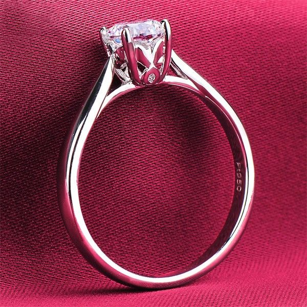 0.5 Carat Simulé Bague De Fiançailles / Mariage / Promesse De Diamant Pour Elle