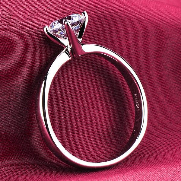 0.6 Carat Simulé Bague De Fiançailles / Mariage / Promesse De Diamant Pour Elle