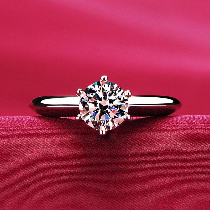 1.0 Carat Simulé Bague De Fiançailles / Mariage / Promesse De Diamant Pour Elle