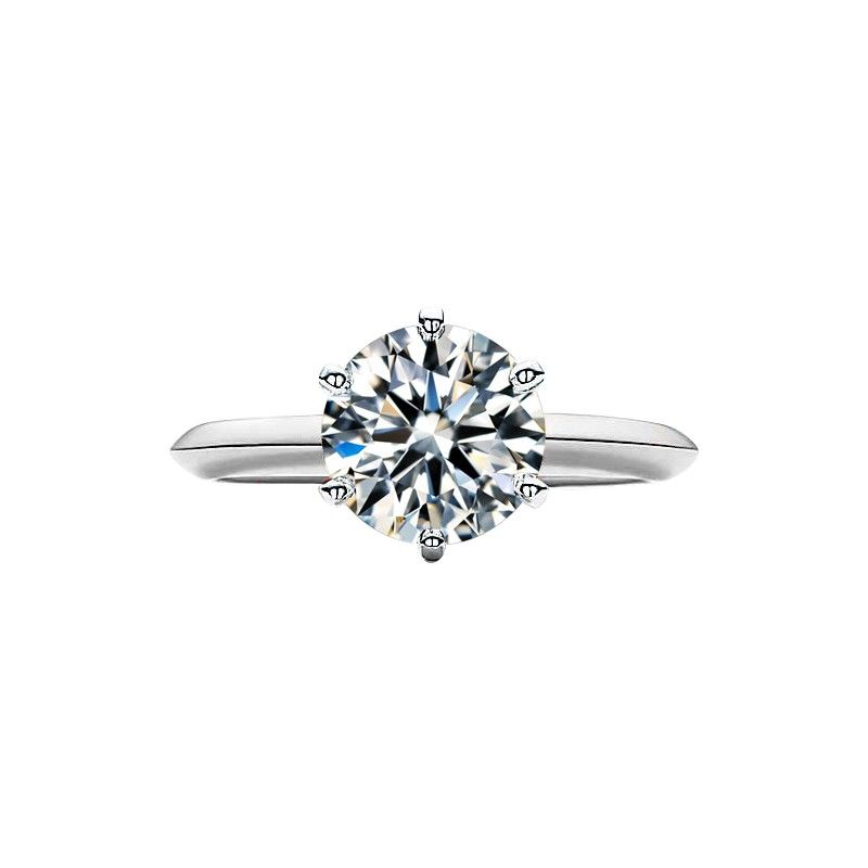 1.0 Carat Simulé Bague De Fiançailles / Mariage / Promesse De Diamant Pour Elle