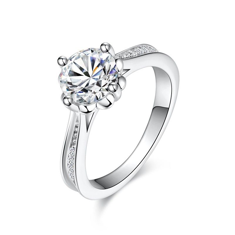 1.2 Carat Simulé Bague De Fiançailles / Mariage / Promesse De Diamant Pour Elle