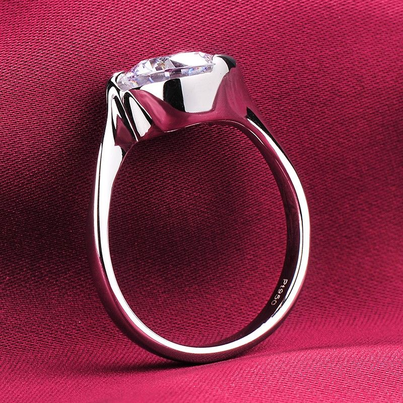 2.0 Carats Simulé Bague De Fiançailles / Mariage / Promesse De Diamant Pour Elle