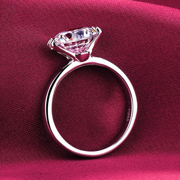 3.0 - 6.0 Carats Simulé Bague De Fiançailles / Mariage / Promesse De Diamant Pour Elle