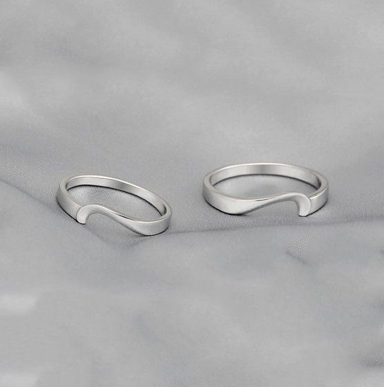 Anneaux De Couple En Argent Sterling 925