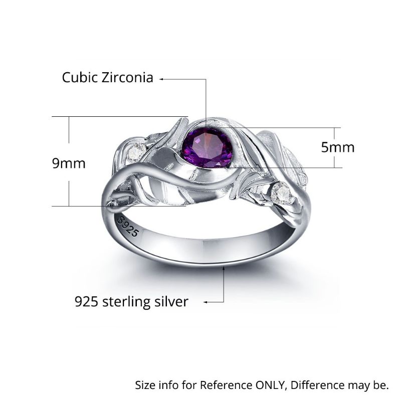 Anneaux De Pierre De Naissance Anneaux De Mères En Argent Sterling 925 Personnalisé Pierre De Naissance Famille Zircon Cubique Bague Cadeau De Fête Des Mères