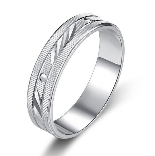 Bague En Argent 925 Rétro Simple