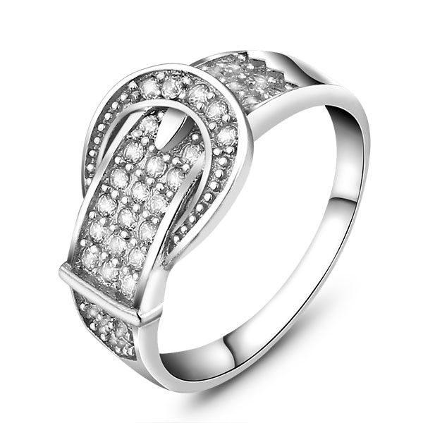 Bague En Argent Sterling 925 Avec Motif Unique Pour Femme