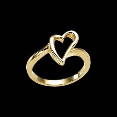 Bague Coeur D'or 14k