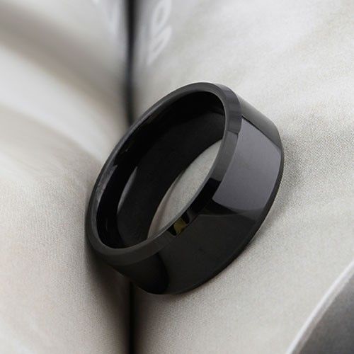 Bague Élégante Pour Homme En Acier Au Tungstène De Couleur Ruban