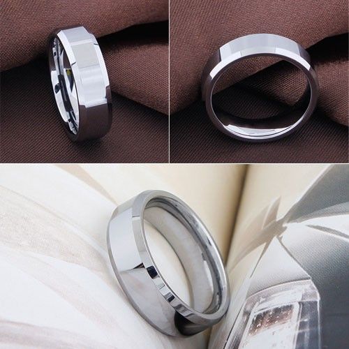 Bague Élégante Pour Homme En Acier Au Tungstène De Couleur Ruban