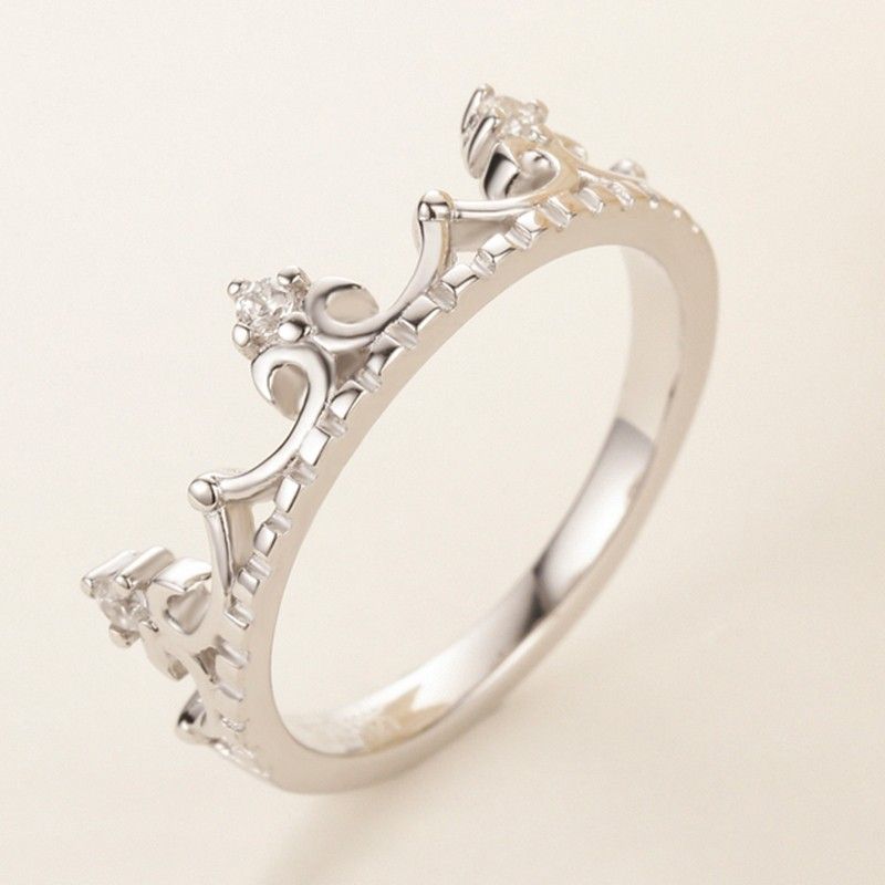 Bague De Fiançailles CZ En Argent Sterling 925