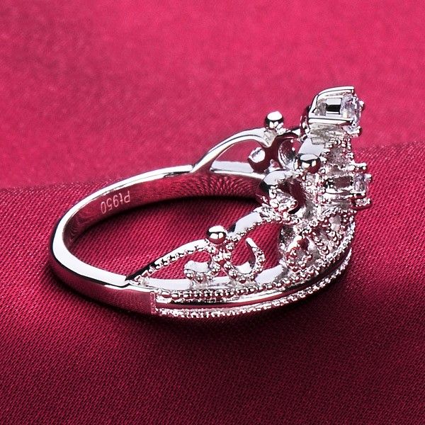 Bague De Fiançailles / Mariage / Promesse De Diamant Couronne Sona Pour Elle