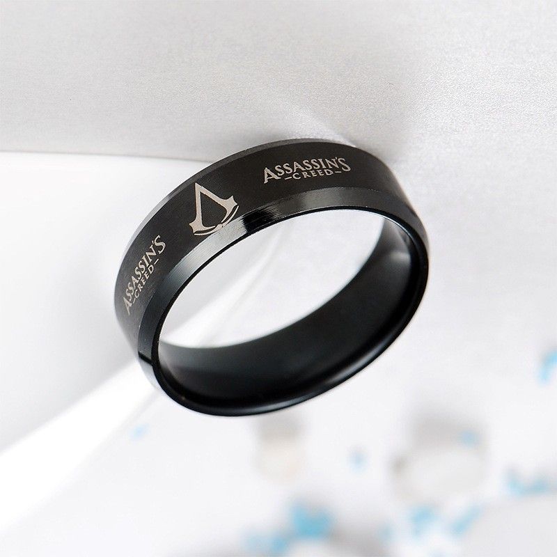 Bague Pour Homme En Acier Titane 316l Assassin's Creed