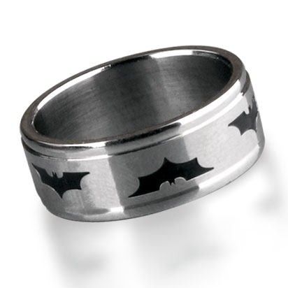 Bague Pour Homme En Acier Titane De Batman The Dark Knight