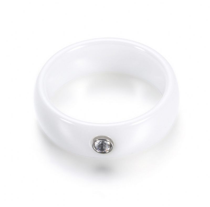 Bague Pour Homme En Céramique De Conception Simple Originale Bague Pour Femme