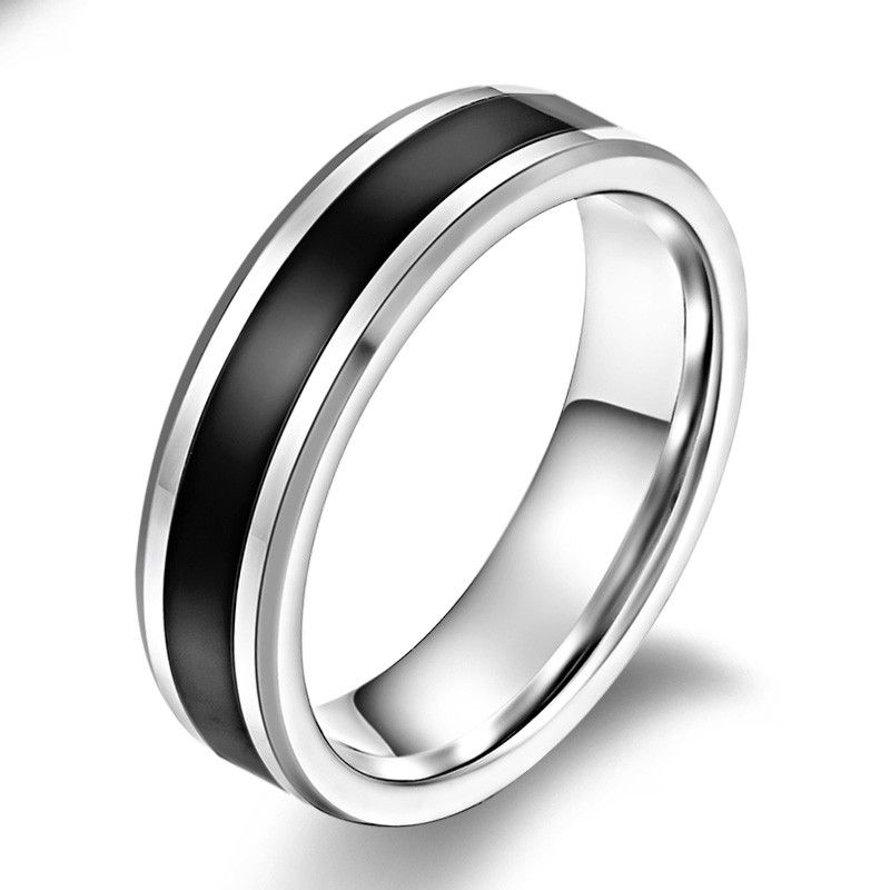 Bague De Personnalité Pour Homme En Tungstène