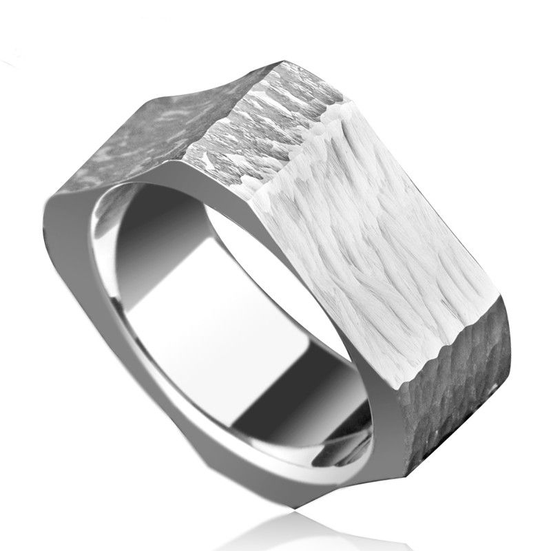 Bague En Tungstène Pour Quatuor Masculin De Personnalité