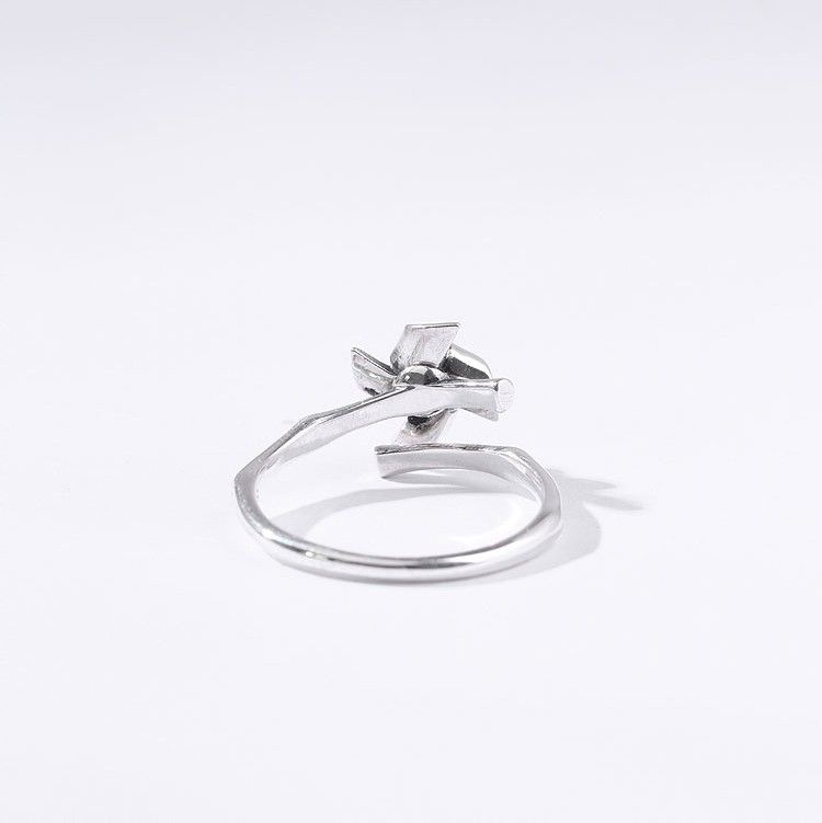 Better Luck Windmill S925 Bague De Cadeau D'anniversaire En Argent Sterling Pour Elle