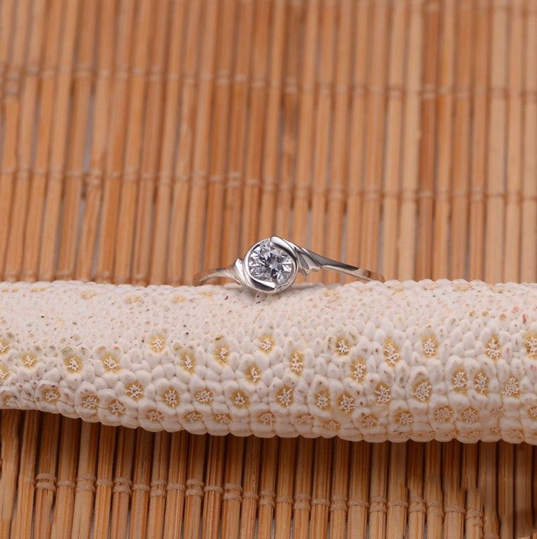 Boutique Jewelry S925 Bague De Fiançailles / Mariage En Argent Sterling