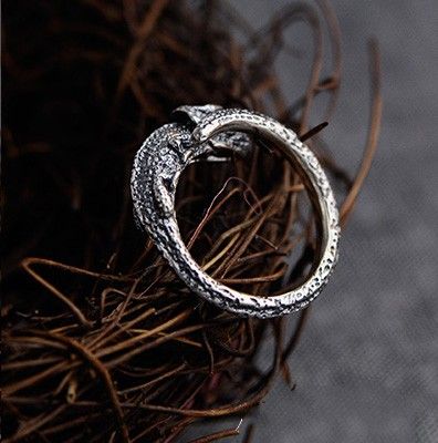 Chameleon S925 Bague Ajustable En Argent Sterling Pour Homme Bague Femme