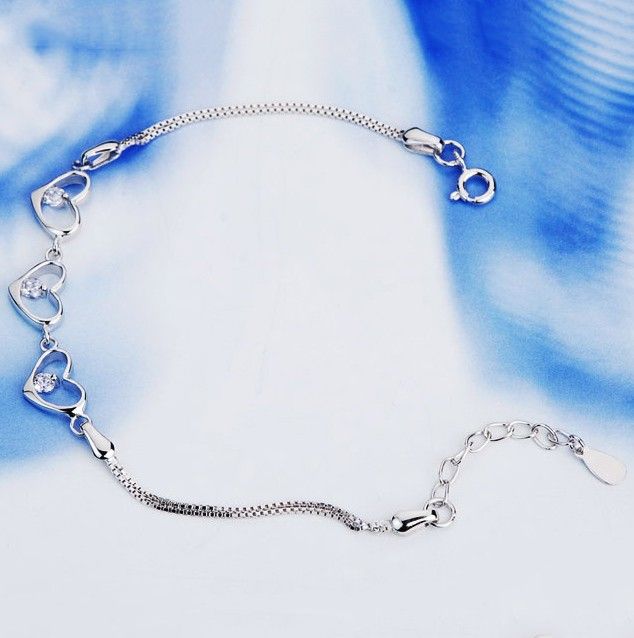 Bracelet En Argent Sterling 925 Avec Tempérament Simple