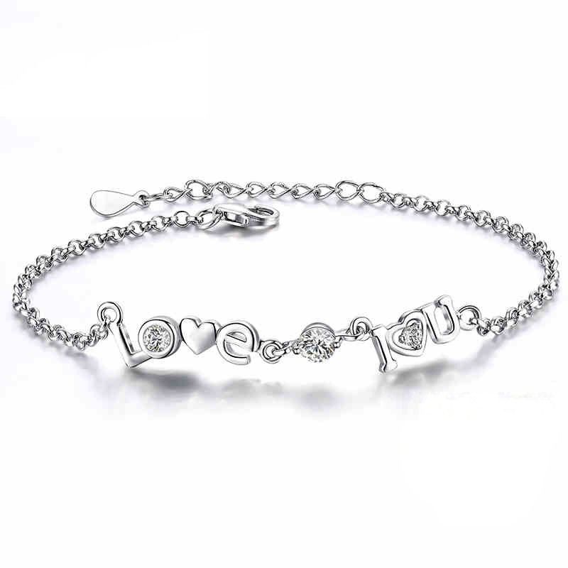 Bracelet Fashion Express Love Gift En Argent Sterling 925 "have Mutual Affinity"