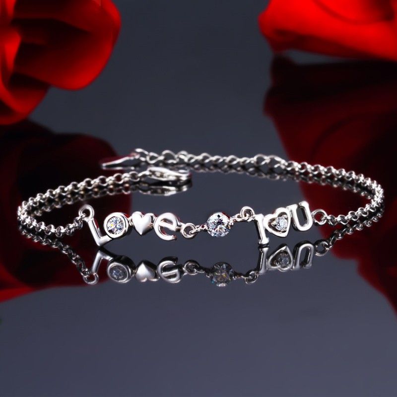 Bracelet Fashion Express Love Gift En Argent Sterling 925 "have Mutual Affinity"