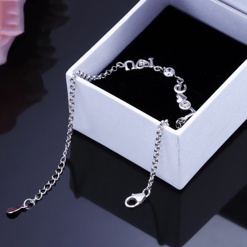 Bracelet Fashion Express Love Gift En Argent Sterling 925 "have Mutual Affinity"