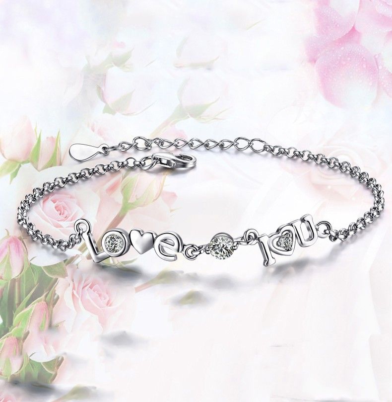 Bracelet Fashion Express Love Gift En Argent Sterling 925 "have Mutual Affinity"