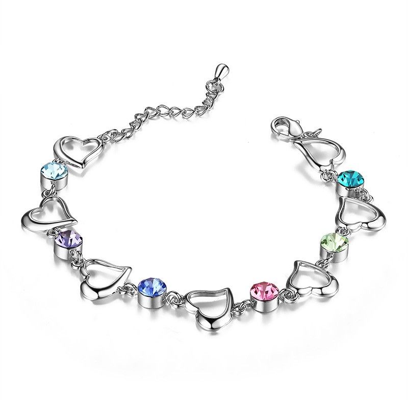 Bracelet Femme Coréenne De Couleur Douce Avec Zircone Cubique