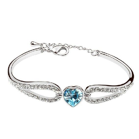 Bracelet Pour Femme Exquise Crystalline Sweet Heart