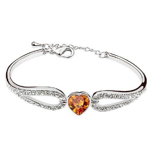 Bracelet Pour Femme Exquise Crystalline Sweet Heart