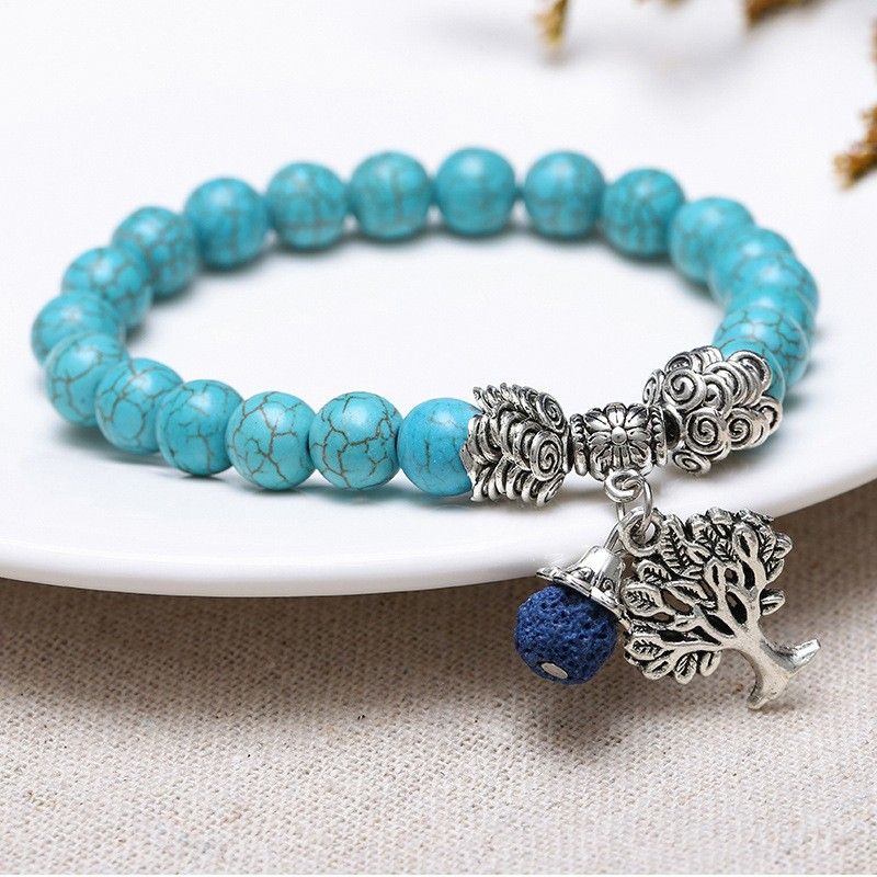 Bracelet Perlé Unique Arbre De Vie Pour Femme