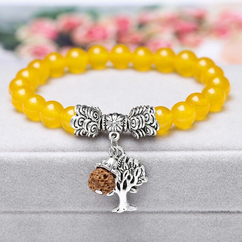 Bracelet Perlé Unique Arbre De Vie Pour Femme