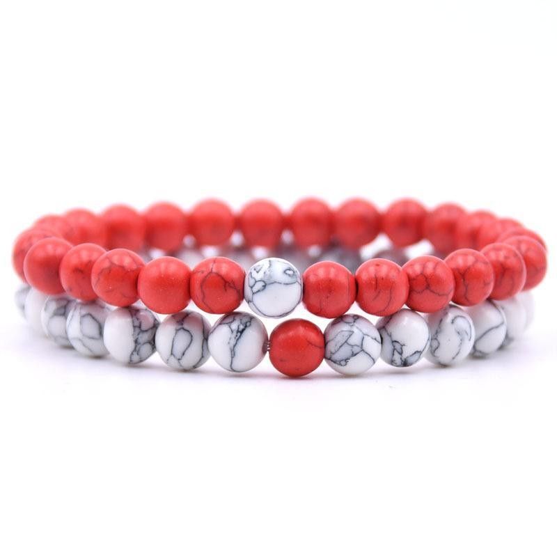 Bracelets De Distance - Rouge