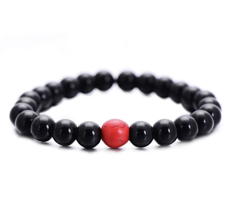 Bracelets De Distance Rouge Cramoisi