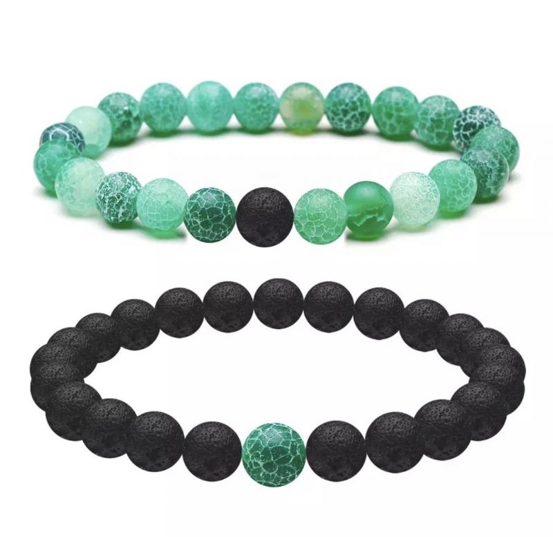 Bracelets De Distance Vert Printemps